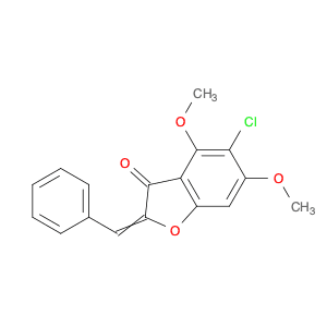 3(2H)-Benzofuranone, 5-chloro-4,6-dimethoxy-2-(phenylmethylene)-