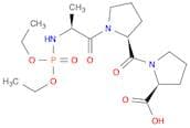 L-Proline, 1-[1-[N-(diethoxyphosphinyl)-L-alanyl]-L-prolyl]-