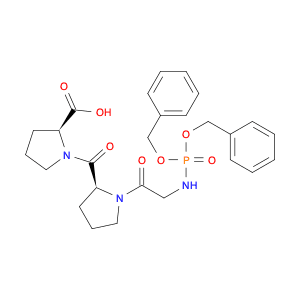 L-Proline, 1-[1-[N-[bis(phenylmethoxy)phosphinyl]glycyl]-L-prolyl]-