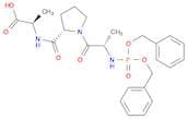 D-Alanine, N-[1-[N-[bis(phenylmethoxy)phosphinyl]-L-alanyl]-L-prolyl]-