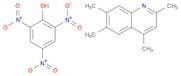 Quinoline, 2,4,6,7-tetramethyl-, compd. with 2,4,6-trinitrophenol (1:1)