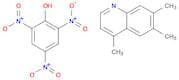 Quinoline, 4,6,7-trimethyl-, compd. with 2,4,6-trinitrophenol (1:1)