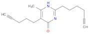 2-(Hex-5-yn-1-yl)-6-methyl-5-(pent-4-yn-1-yl)pyrimidin-4(1H)-one