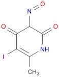 2,4(1H,3H)-Pyridinedione, 5-iodo-6-methyl-3-nitroso-