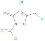 2(3H)-Isoxazolecarbonyl chloride, 4-chloro-5-(chloromethyl)-3-oxo-