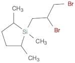 Silacyclopentane, 1-(2,3-dibromopropyl)-1,2,5-trimethyl-