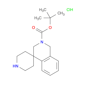 Spiro[isoquinoline-​4(1H)​,​4'-​piperidine]​-​2(3H)​-​carboxylic acid, 1,​1-​dimethylethyl ester, …