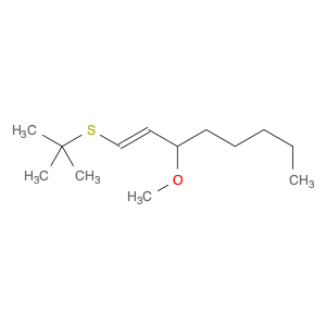 1-Octene, 1-[(1,1-dimethylethyl)thio]-3-methoxy-, (E)-