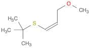1-Propene, 1-[(1,1-dimethylethyl)thio]-3-methoxy-, (Z)-