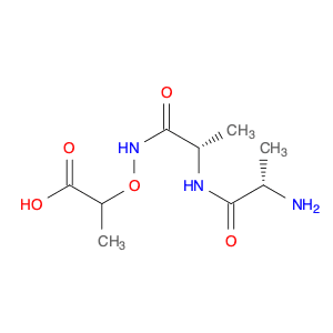 L-Alaninamide, L-alanyl-N-(1-carboxyethoxy)-, (S)-