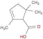 2-Cyclopentene-1-carboxylic acid, 2,5,5-trimethyl-