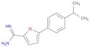 2-Furancarboximidamide, 5-[4-(1-methylethyl)phenyl]-