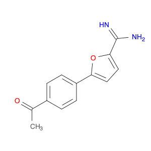 2-Furancarboximidamide, 5-(4-acetylphenyl)-
