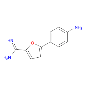 2-Furancarboximidamide, 5-(4-aminophenyl)-