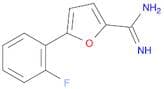 2-Furancarboximidamide, 5-(2-fluorophenyl)-