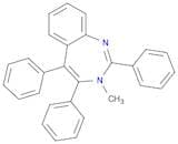 3H-1,3-Benzodiazepine, 3-methyl-2,4,5-triphenyl-
