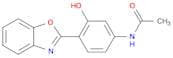 Acetamide, N-[4-(2-benzoxazolyl)-3-hydroxyphenyl]-