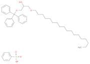 2-Propanol, 1-(octadecyloxy)-3-(triphenylmethoxy)-, benzenesulfonate