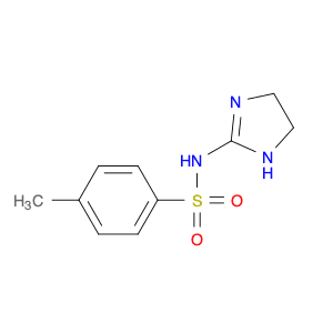 BENZENESULFONAMIDE, N-(4,5-DIHYDRO-1H-IMIDAZOL-2-YL)-4-METHYL-