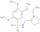 Benzenesulfonamide, N-[(1-ethyl-2-pyrrolidinyl)methyl]-2,4,5-trimethoxy-