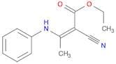 2-Butenoic acid, 2-cyano-3-(phenylamino)-, ethyl ester, (Z)-