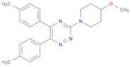 1,2,4-Triazine, 3-(4-methoxy-1-piperidinyl)-5,6-bis(4-methylphenyl)-