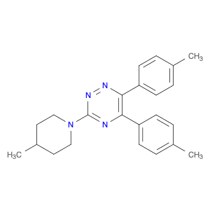 1,2,4-Triazine, 5,6-bis(4-methylphenyl)-3-(4-methyl-1-piperidinyl)-