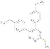 1,2,4-Triazine, 5,6-bis(4-ethylphenyl)-3-(methylthio)-