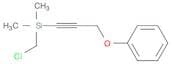 Silane, (chloromethyl)dimethyl(3-phenoxy-1-propynyl)-
