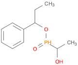 Phosphinic acid, (1-hydroxyethyl)-, 1-phenylpropyl ester