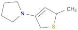 Pyrrolidine, 1-(2,5-dihydro-5-methyl-3-thienyl)-
