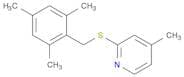Pyridine, 4-methyl-2-[[(2,4,6-trimethylphenyl)methyl]thio]-