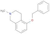 Isoquinoline, 1,2,3,4-tetrahydro-2-methyl-5-(phenylmethoxy)-