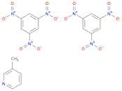 Pyridine, 3-methyl-, compd. with 1,3,5-trinitrobenzene (1:2)