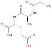 D-Glutamic acid, N-[N-(1-oxopropyl)-L-alanyl]-