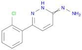 3(2H)-Pyridazinone, 6-(2-chlorophenyl)-, hydrazone
