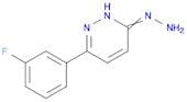 3(2H)-Pyridazinone, 6-(3-fluorophenyl)-, hydrazone