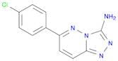 1,2,4-Triazolo[4,3-b]pyridazin-3-amine, 6-(4-chlorophenyl)-