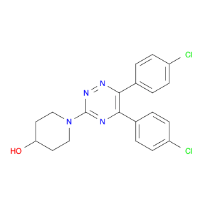 1-(5,6-Bis(4-chlorophenyl)-1,2,4-triazin-3-yl)piperidin-4-ol