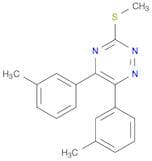 1,2,4-Triazine, 5,6-bis(3-methylphenyl)-3-(methylthio)-