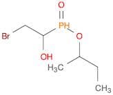 Phosphinic acid, (2-bromo-1-hydroxyethyl)-, 1-methylpropyl ester
