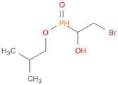 Phosphinic acid, (2-bromo-1-hydroxyethyl)-, 2-methylpropyl ester