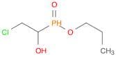 Phosphinic acid, (2-chloro-1-hydroxyethyl)-, propyl ester
