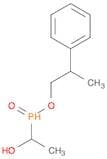 Phosphinic acid, (1-hydroxyethyl)-, 2-phenylpropyl ester