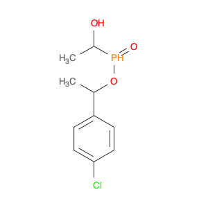 Phosphinic acid, (1-hydroxyethyl)-, 1-(4-chlorophenyl)ethyl ester