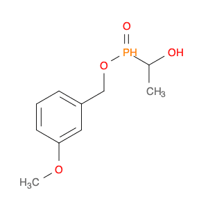 Phosphinic acid, (1-hydroxyethyl)-, (3-methoxyphenyl)methyl ester