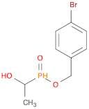Phosphinic acid, (1-hydroxyethyl)-, (4-bromophenyl)methyl ester