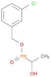 Phosphinic acid, (1-hydroxyethyl)-, (3-chlorophenyl)methyl ester