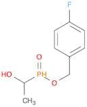 Phosphinic acid, (1-hydroxyethyl)-, (4-fluorophenyl)methyl ester