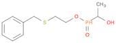Phosphinic acid, (1-hydroxyethyl)-, 2-[(phenylmethyl)thio]ethyl ester